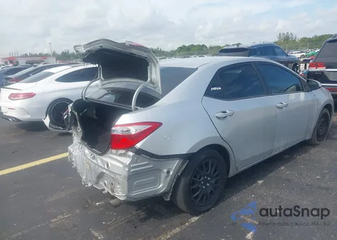 2015 Toyota Corolla Le z USA, uszkodzony, nr VIN 2T1BURHE1FC420379
